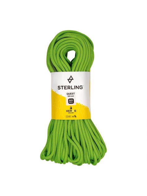 Lina dynamiczna Quest 9,6mm 60m Sterling – green